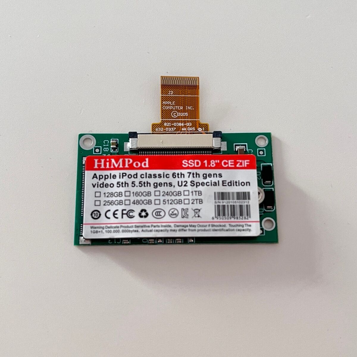 🔥256GB SSD Upgrade KIT with Mega Battery for Apple iPod 🔥256GB SSD Upgrade KIT with Mega Battery for Apple iPod
