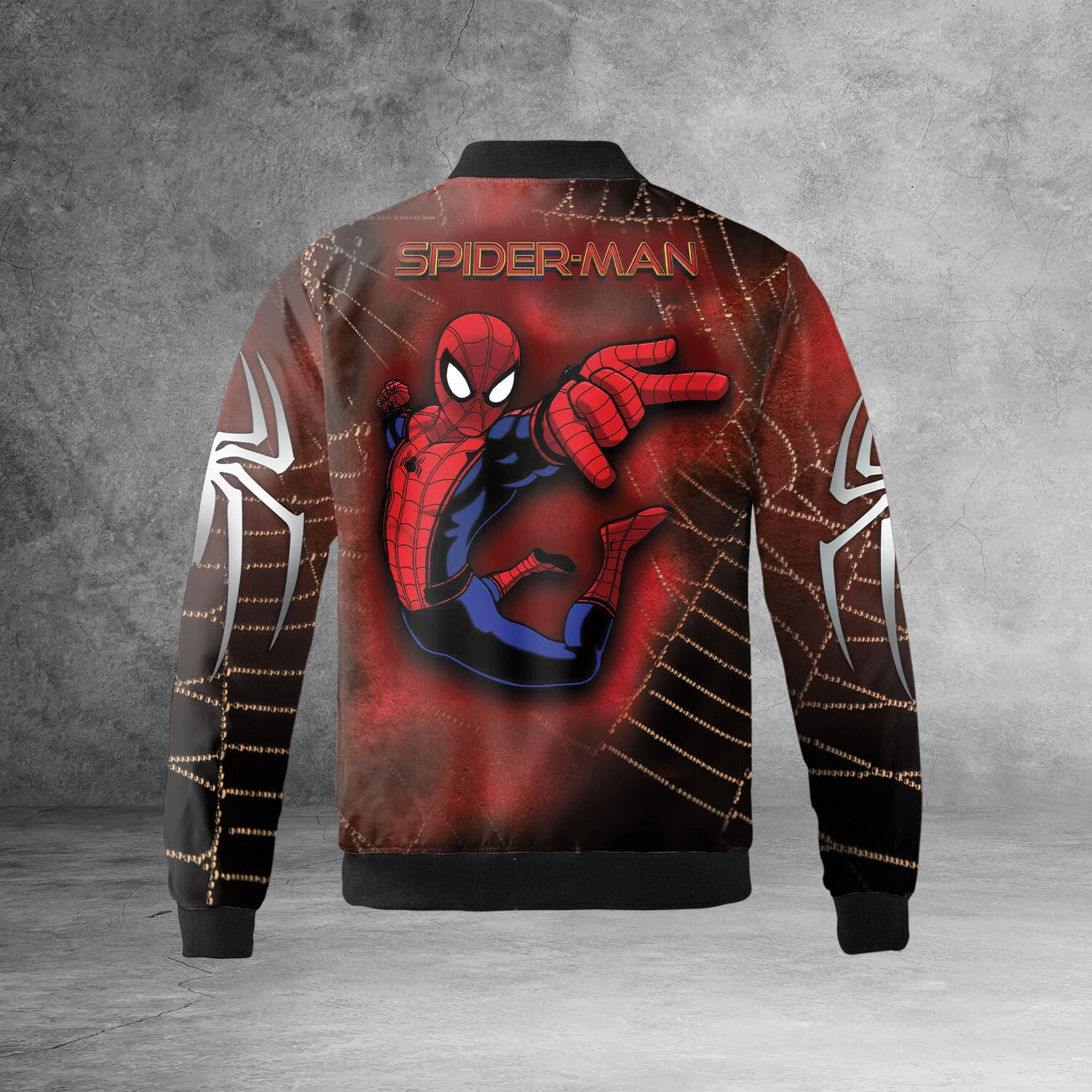Spider Man Untimate Final Time War Generations Superheroes Bomber Jacket