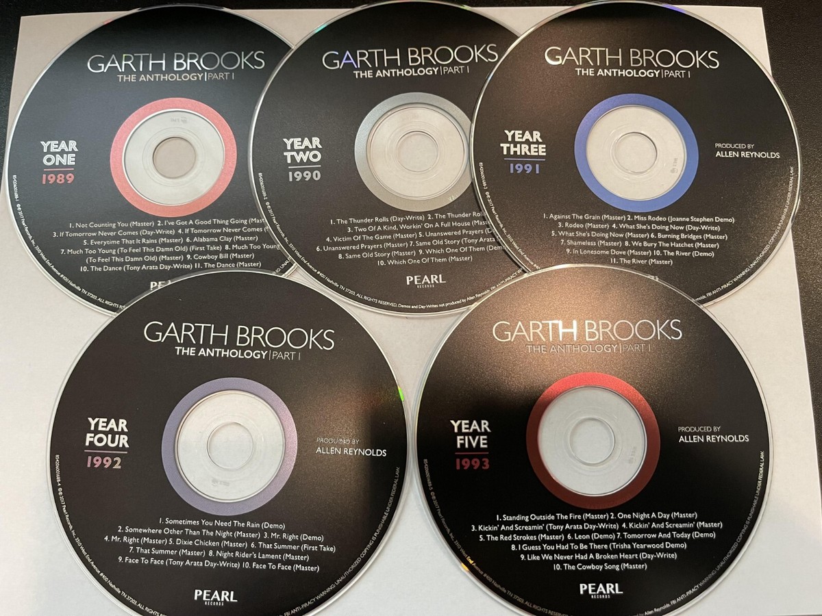 Garth Brooks Anthology Part 1 The First Five Years 5 CDS w 52
