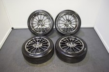 Enkei Rs05 18x7.5  50 5x114  Glossy Chrome Gunmetal Wheel Subaru Wrx Sti