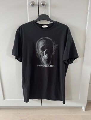 Alexander McQueen Oversized Skull Print T-Shirt Size Medium