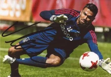 AJAX: BENJAMIN VAN LEER SIGNED 6x4 ACTION PHOTO+COA