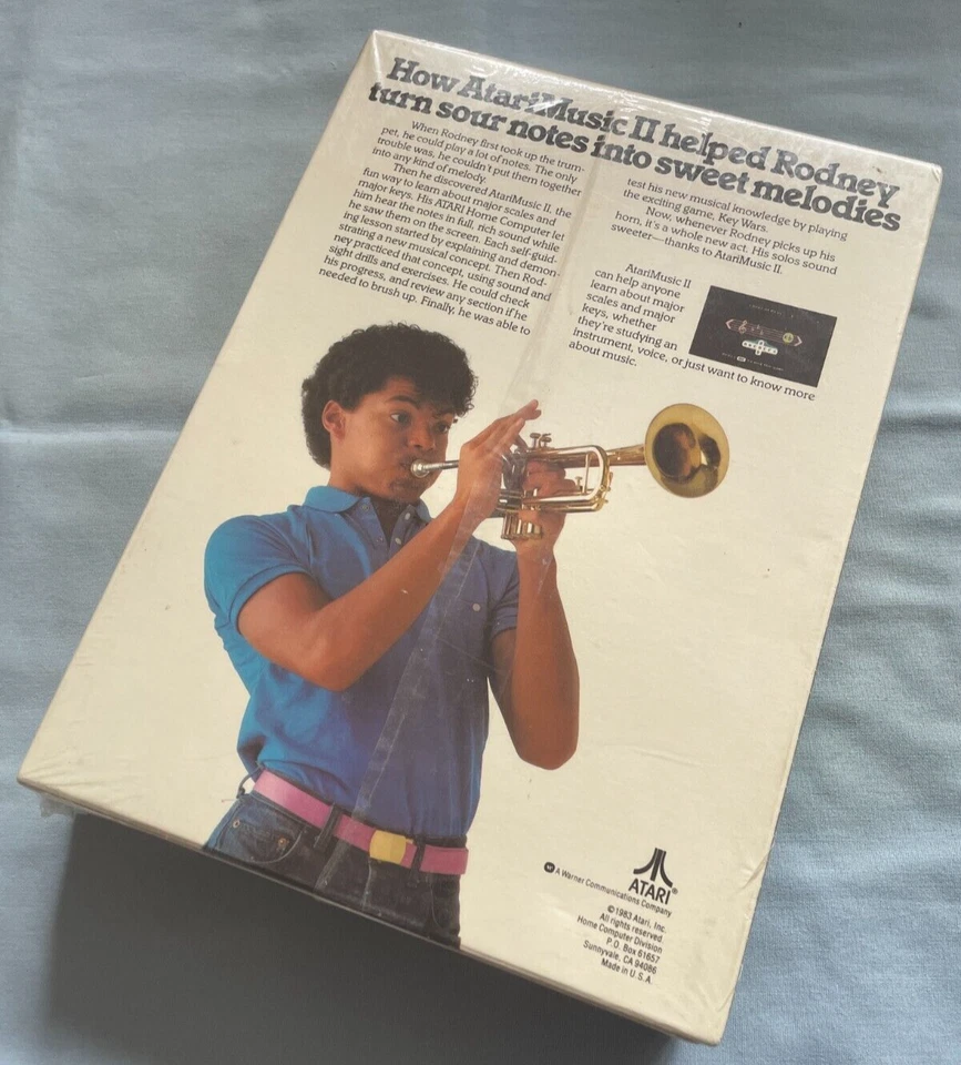 ATARIMUSIC II - Software informático vintage Atari 400/800 - TOTALMENTE NUEVO Y SELLADO/NOSOTROS Foto 2 de 2
