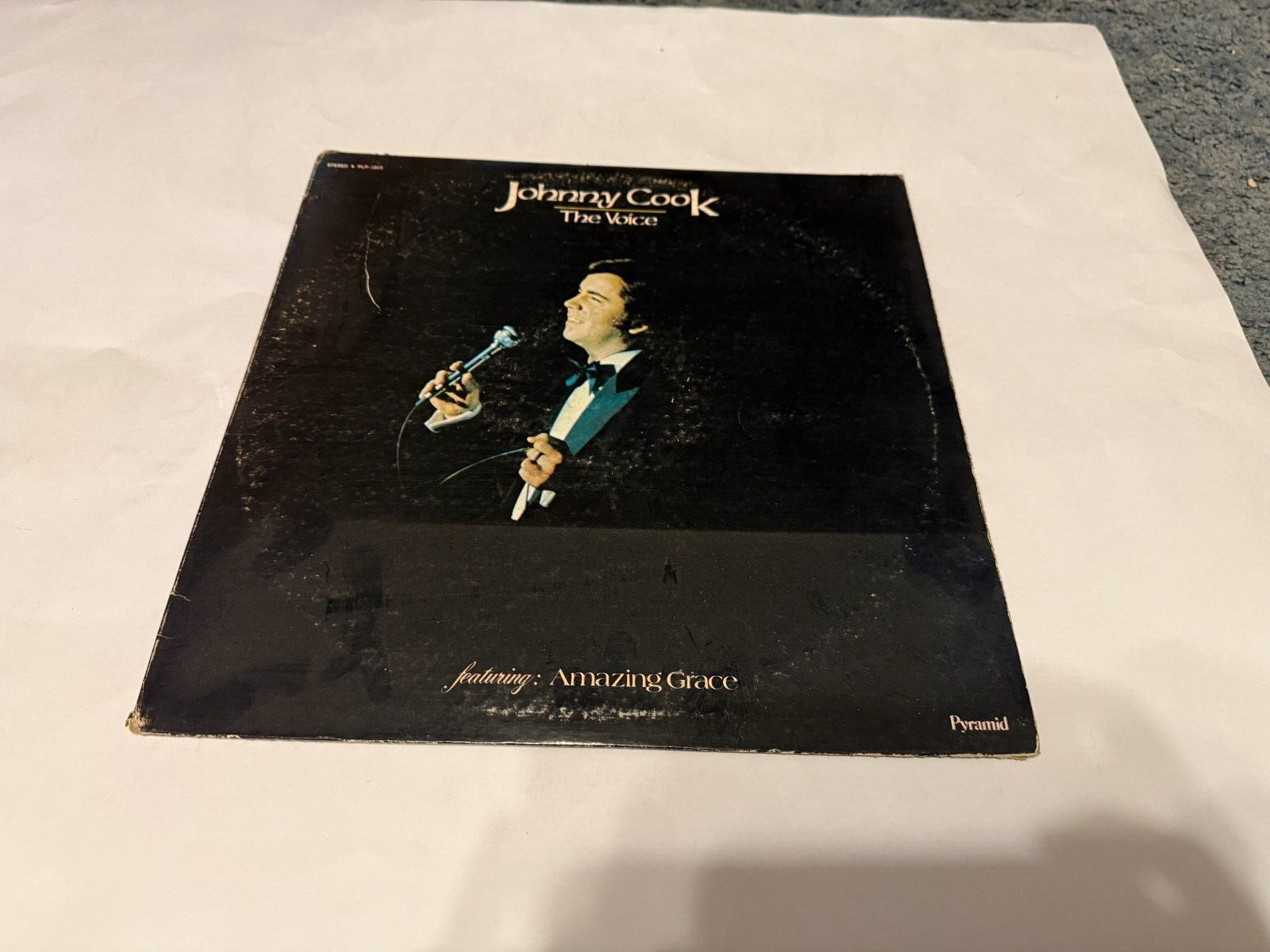 JOHNNY COOK / THE VOICE (LP, 1976) PYRAMID RECORDS #PLP-1815 (NM)  AMAZING GRACE