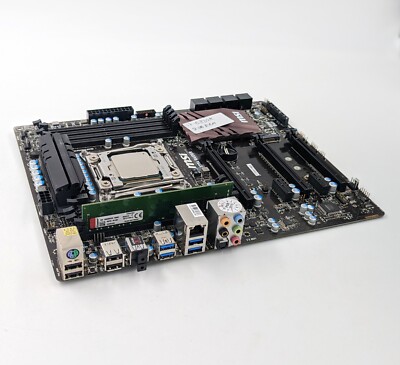 i7 5820k MSI X99 メモリ 64G グラボ SSD MSI X99A Raider Core i7-5820K CPU 8GB RAM Motherboard + I/O Shield