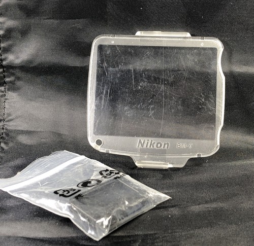 Genuine Nikon BM-7 Camera LCD Monitor Cover Screen Protector DK-5 Cap for D80