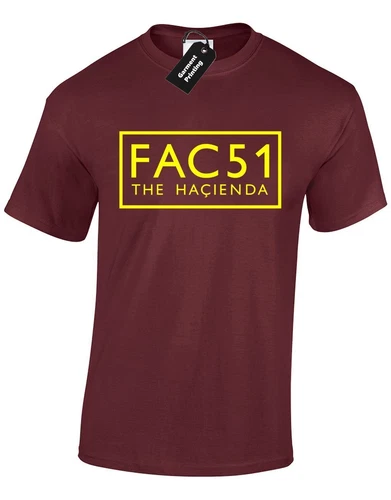 Fac 51 808 State Live Festival Dj Present Gift New Unisex T-Shirt - Picture 6 of 10