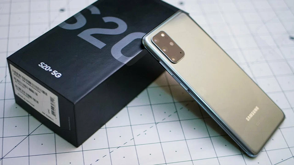 NEW UNLOCKED SAMSUNG GALAXY S20+ PLUS 5G SM-G986U 128GB BLACK GRAY GSM+CDMA - Image 2 of 4