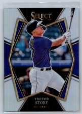 2022 Panini Select #166 Trevor Story Silver Prizm Premier  Holo