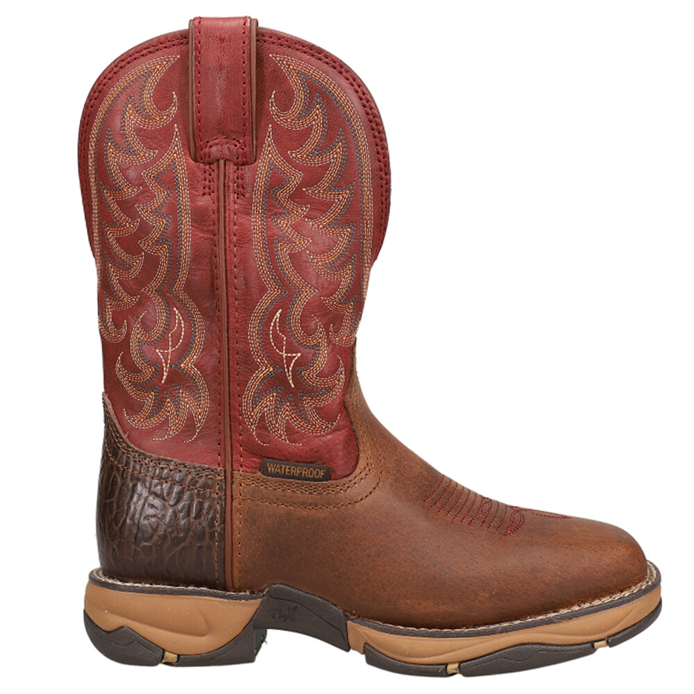 Tony Lama Josey 10-дюймовый водонепроницаемый композитный Toe Work Womens Brown Work Safety