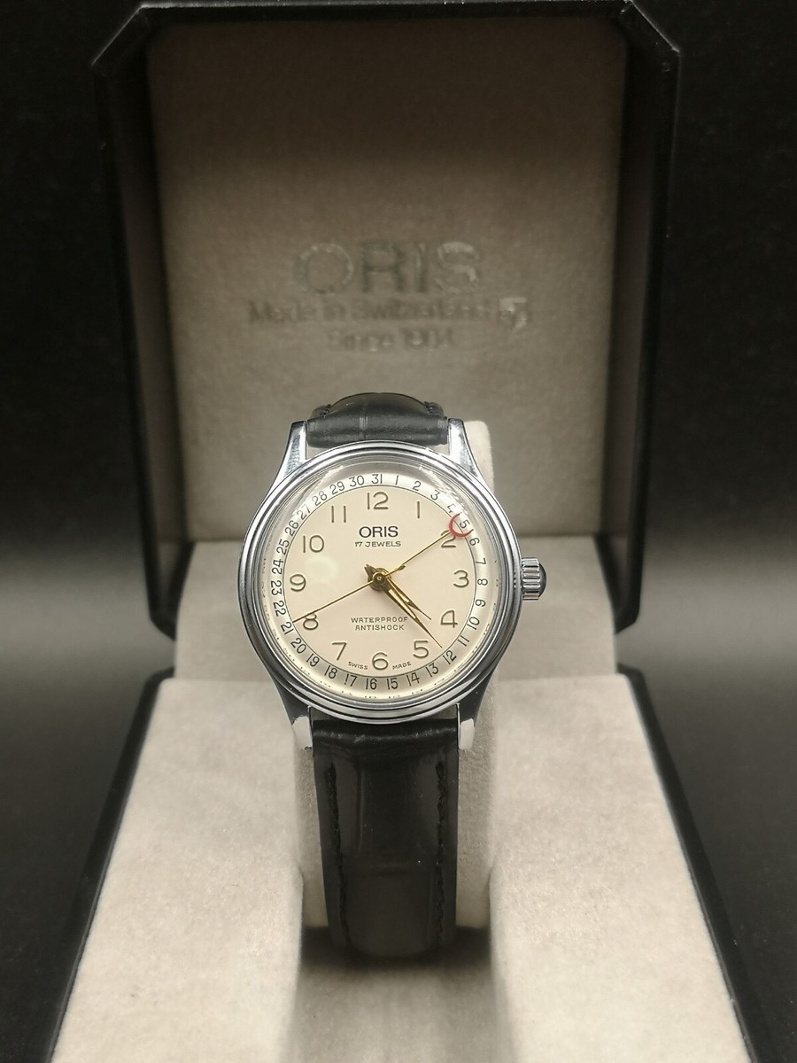 Vintage ORIS Pointer Date 302-7285B Hand-Winding lady watch. Come