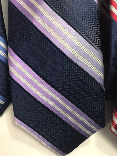 LOT 3 JOS. A. BANK EXECUTIVE COLLECTION TIES Classic STRIPED 100% Silk Blue - Picture 7 of 24