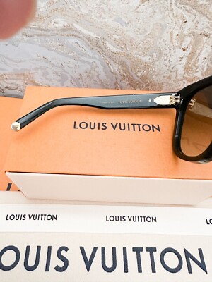 Louis Vuitton Acetate My Monogram Square Z1526E Black Sunglasses
