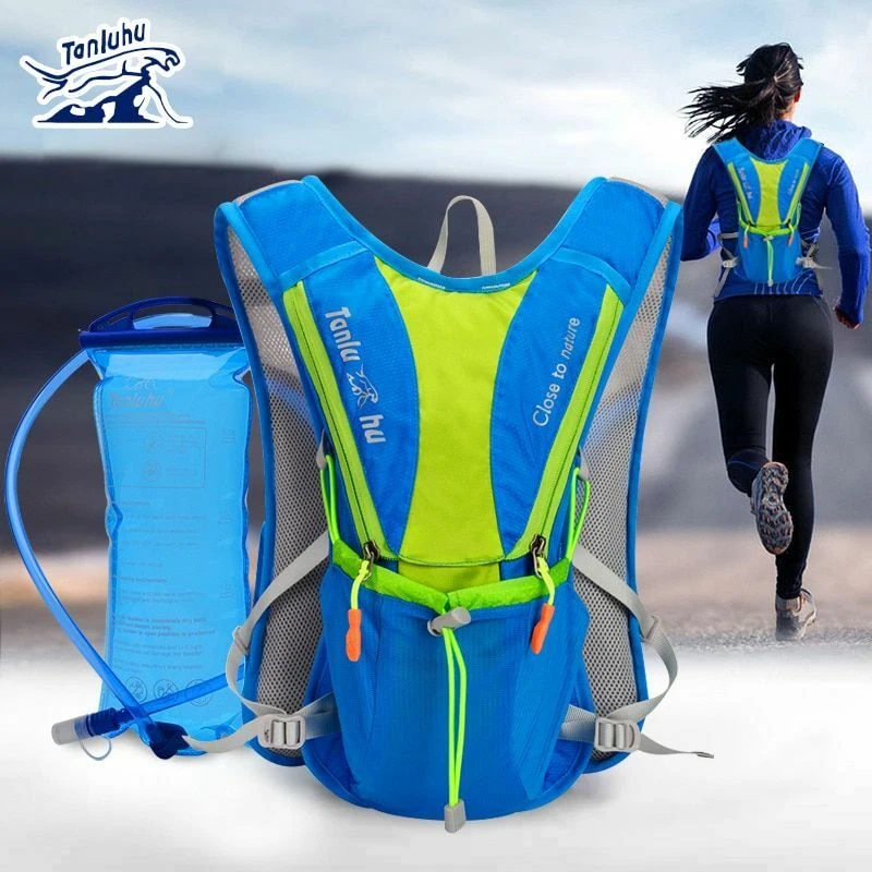 1pc Ultralight Running Hydration Backpacks 2L Water Bag Bladder