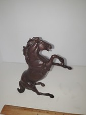 Hartland 1960 s Rearing Woodgrain Plastic Mustang Stallion Horse 9 Tall