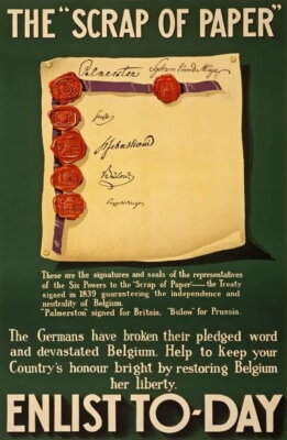 84682 Vintage British Scrap Of Paper Enlist Today Decor Wall Print Poster