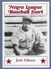 Josh Gibson 1986 Fritsch Negro League Baseball Stars #30 HOF