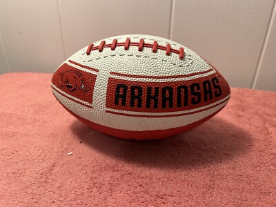 Vintage 8'' Mini Rawlings Arkansas Razorbacks Football NCAA SEC Hogs Woo Pig!