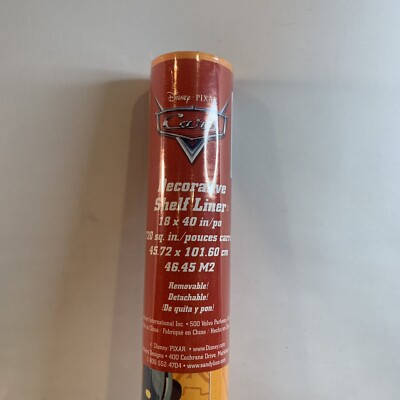 Disney Cars Decorative Shelf Liner Roll 18 x 40in. Sandy Lion Home Decor NWIP