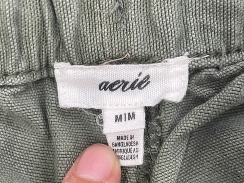 Aerie Womens Size M Green Pants Leggings Pockets Drawstring Joggers Sweatpants - Picture 2 of 10