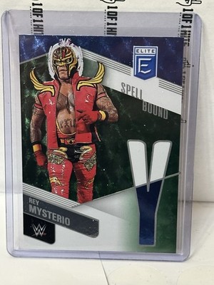REY MYSTERIO Green SPELL BOUND ''Y  2023 DONRUSS ELITE WWE 