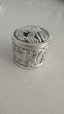 Boma pewter box  SALMON DESIGN MADE IN CANADA