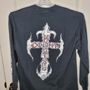 Counts Kustoms フレイム アイアンクロス 長袖 Tシャツ ロンT Counts Kustoms | eBay