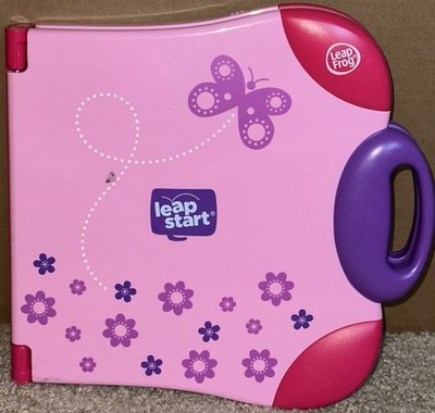 Leap Frog Leap Start Pink Interactive Learning System ABC 123 Book TESTED WORKS