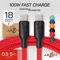 USB C Fast Charging Braided Type-C Charger Cable Data Transfer Heavy Duty Type C