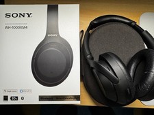 Sony WH-1000XM4 Wireless Noise Cancelling Over Ear Headphones Black 2021