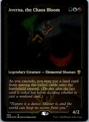 Averna, the Chaos Bloom (Foil Etched) R Commander Legends 589 NM Foil