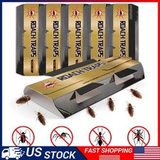 5X-30X Pest Roach Glue Trap Cockroach Killer Bait Catchers Office Motel Indoor