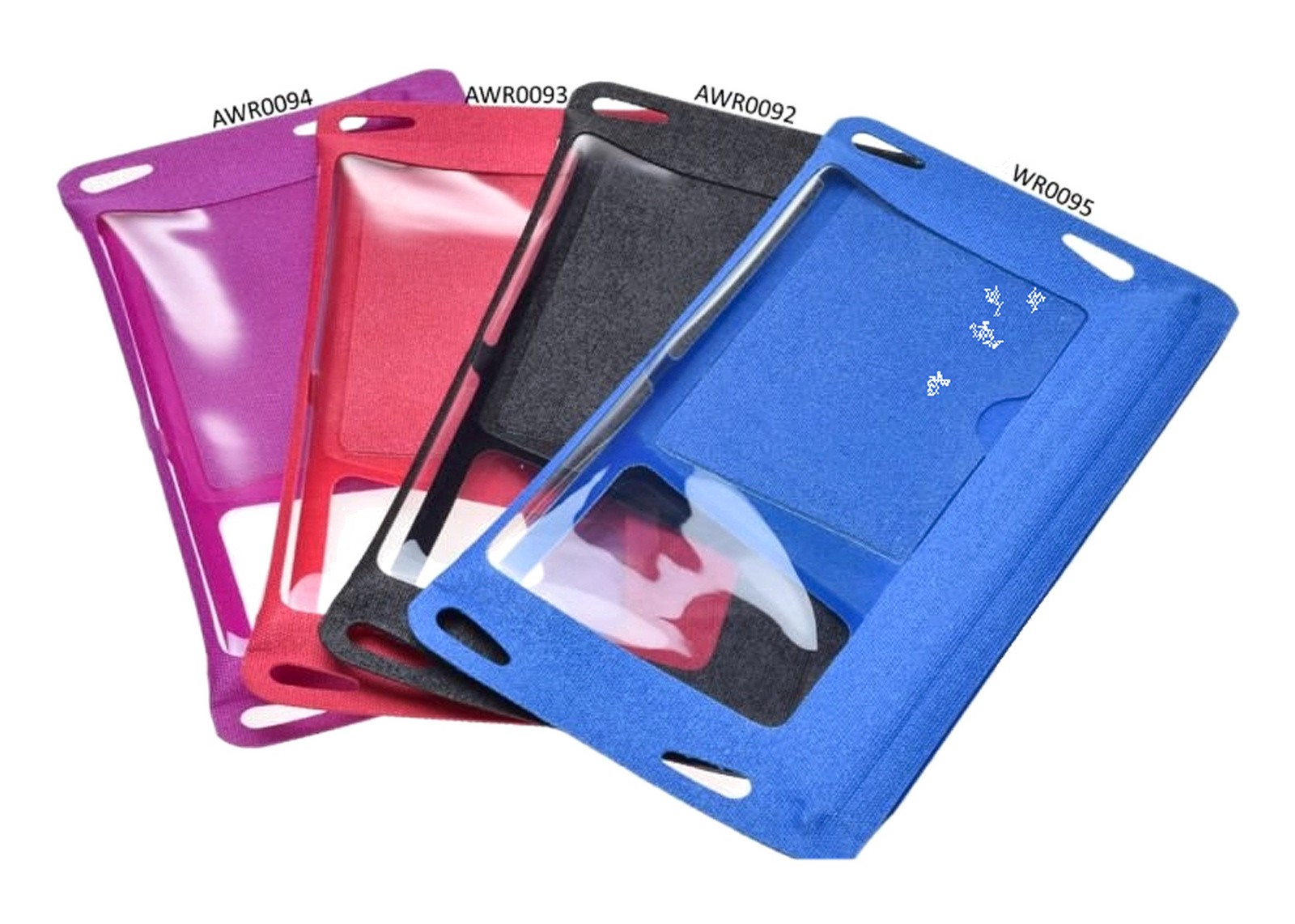 Étui imperméable pour téléphone et documents violet - Pochette étanche cordon