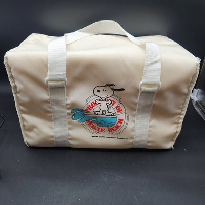 Peanuts Snoopy Small Beach Bag ''Property of Beagle Beach''  Vintage