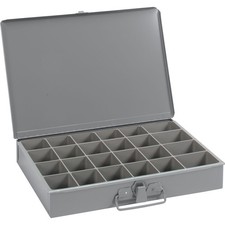 DURHAM Compartment Box - 13-1/4x9-1/4x2" - 24 Compartments - With Fixed