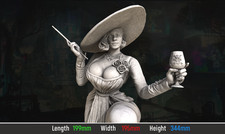 Large Lady Dimitrescu Resident evil statue figure horror
