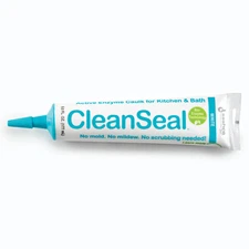 6 oz CleanSeal White Caulk Waterproof Enzyme Sealant for Kitchen and Bath