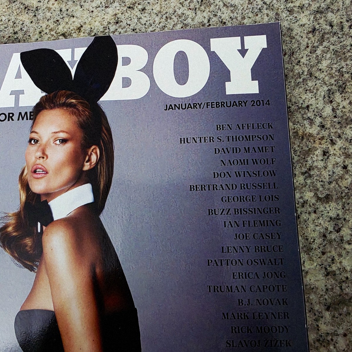 Playboy jan/feb 2014 Kate　Moss Playboy, January/February 2014, 60th Anniversary Issue, Kate