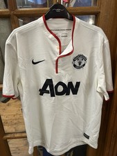 Manchester United Football Shirt Man Utd away Genuine Vintage large L 