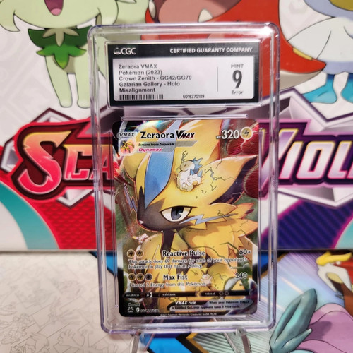 Zeraora VMAX graded CGC 9 for sale on eBay