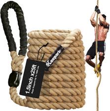 Climbing Rope 1.5 Inch Diameter 10FT 15FT 20FT 25FT 30FT 35FT Gym Climbing Rope