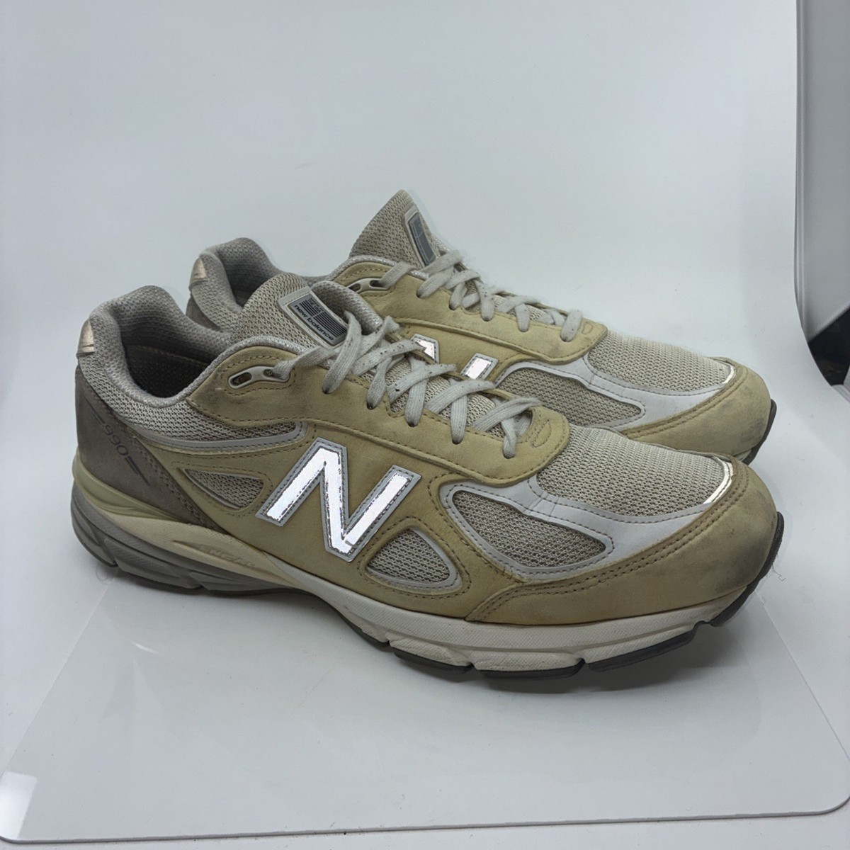 New Balance Teddy Santis x 990v4 Made in USA Limestone Mens 10.5 New Balance 990 V4 x Teddy Santis “Limestone” | Mercari main image 4