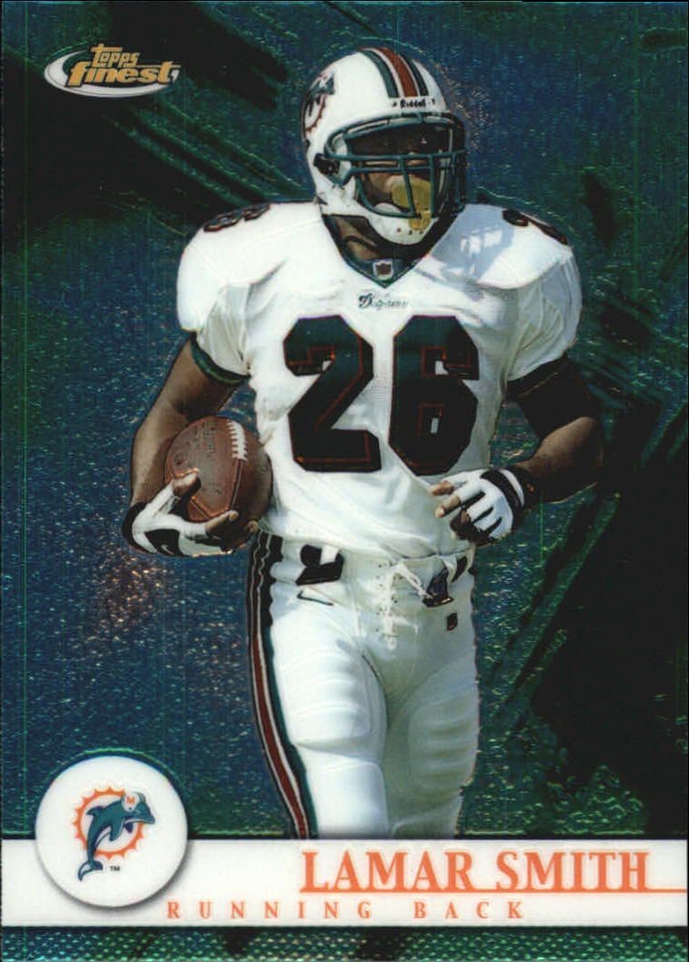 2001 Finest #79 Lamar Smith - FB