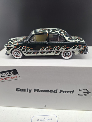 Danbury Mint Diecast 1/24 Scale Curly Flamed Ford Custom Build Original Box 