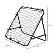 Fußball Rebounder Netz Sports Prellwand Kickback Trainingshilfe Einstellbar