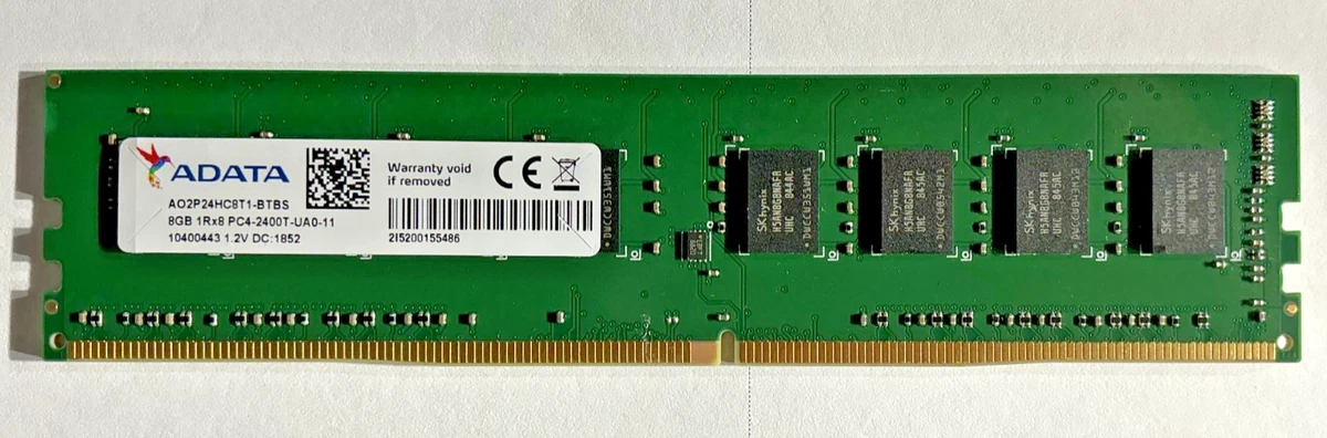 ADATA DDR4 SDRAM 8 GB Capacity per Module Memory (RAM) for sale | eBay