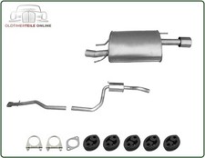 Auspuff Set Ford Puma / Fiesta IV 1.6 16V 1.7 16V Mitteltopf + Endschalldämpfer