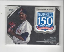 2019 Topps 150th Anniversary Manufactured Patches Pedro Martinez PATCH Red Sox