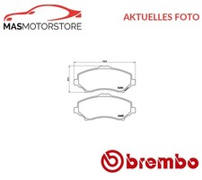 SATZ BREMSBELÄGE BREMSKLÖTZE BREMBO P 11 022 P FÜR JEEP WRANGLER III,CHEROKEE
