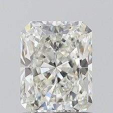 0.91 CT Cert. GIA Radiant Cut Natural Mined Diamond Loose J color VS1 clarity 3780.66 per carat